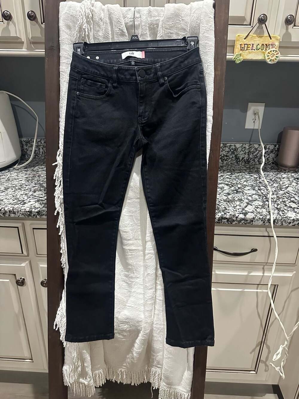 Cabi Jeans New Crop Black Denim Pants Size 2
